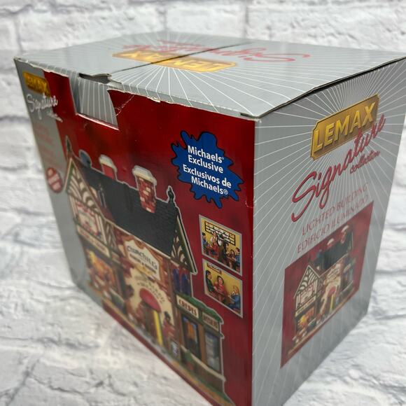 Lemax Churchill's Baker & Bistro Lighted Christmas Village Building 15223 2011 - Picture 3 of 7